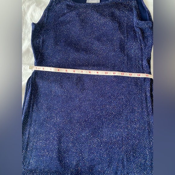 Kim and Co. Sparkling navy shift dress - Picture 11 of 13